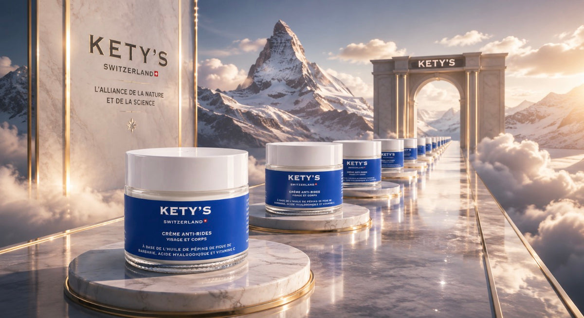 KETY'S, crème anti-rides, huile de pepins de figue de barbarie